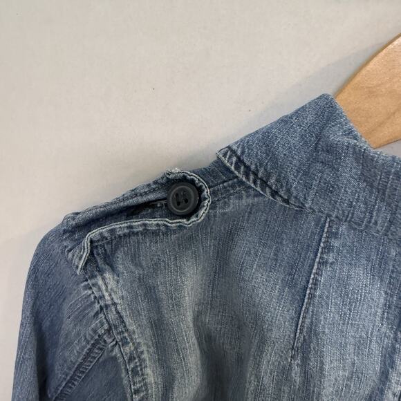 Lucky Brand Outdoor And Utility Women’s Denim Coat Size S No.‎ 80318 Lightweight - Picture 10 of 11